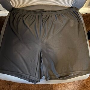 Black swim shorts